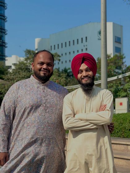 With the talented Ameya Paranjpe at Spoken Fest. Collaborating with artists from different genres is always a learning experience.