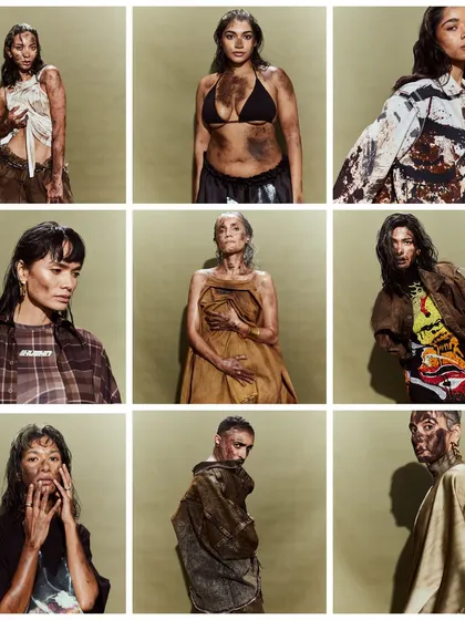 A collage of the diverse and powerful cast I styled for the Huemn show at Lakme Fashion Week.