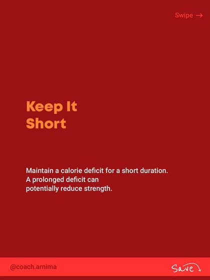 How to maintain strength in a calorie deficit. This guide covers the importance of high protein intake, avoiding overtraining, and keeping deficit periods short and manageable.