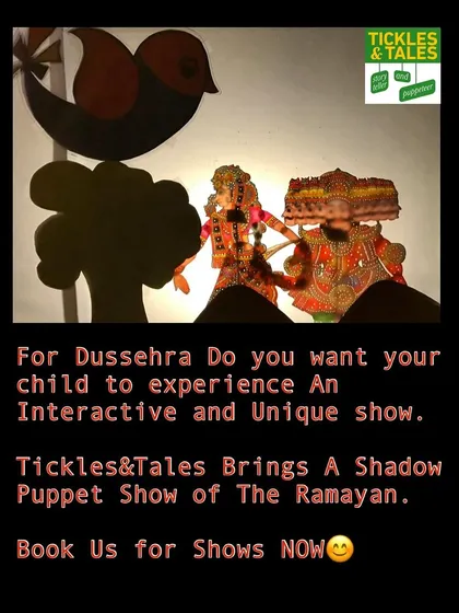 For festivals like Dussehra and Diwali, I offer something truly unique: a shadow puppet show of The Ramayan. This traditional form of storytelling brings an ancient epic to life in a way that mesmerizes children and adults alike.