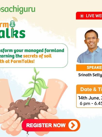 Soil health is the cornerstone of regenerative farming. In this webinar, our CEO, Mr. Srinath Setty, reveals the secrets to transforming your managed farmland by focusing on the soil.