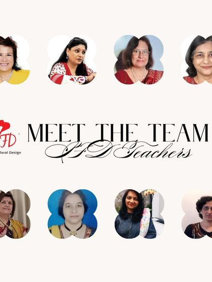 Our team of talented and dedicated teachers is here to guide you. Each instructor brings their unique expertise and a passion for helping students blossom into confident floral designers.