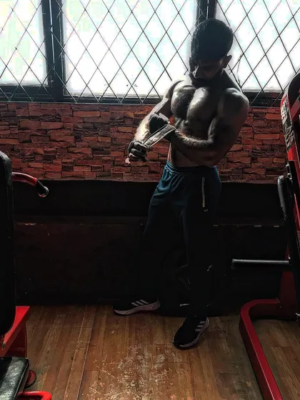 Preparation is everything. Before any training session, I take the time to wrap my hands properly. This small ritual is a moment of focus, getting the mind and body ready for the hard work ahead.