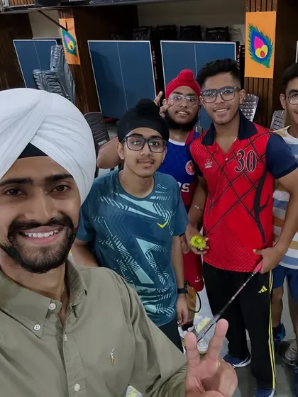 A quick selfie with the boys after a tough match. Building a strong bond and a positive team environment is just as important as the physical training. A happy team is a winning team.