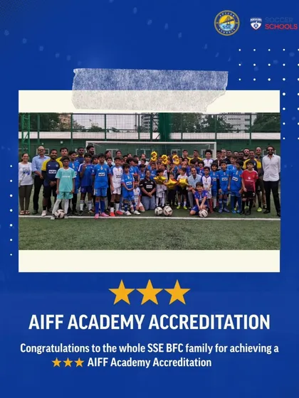 We are proud to be one of only 23 clubs in India and 7 in Mumbai to achieve a 3-Star AIFF Academy Accreditation. This official recognition validates our commitment to high-quality coaching, infrastructure, and a systematic approach to long-term player development.