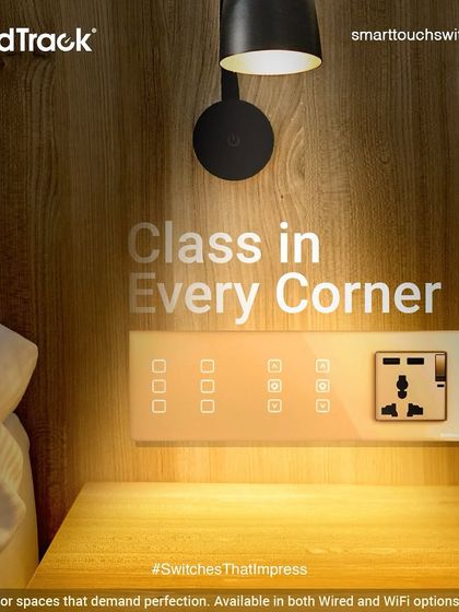 We believe in adding class to every corner. This bedside keypad, available in both wired and WiFi options, combines multiple controls into a single unit, providing convenience and style right where you need it.