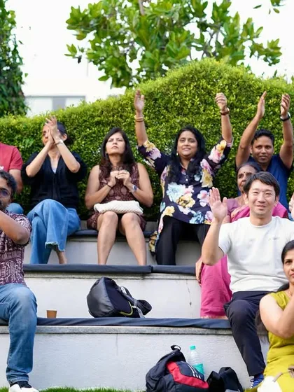 Our community is our greatest strength. Here, our amazing parents cheer on the players from the sidelines during our 15th-anniversary event. We foster a supportive atmosphere where families are an integral part of the celebration and journey.