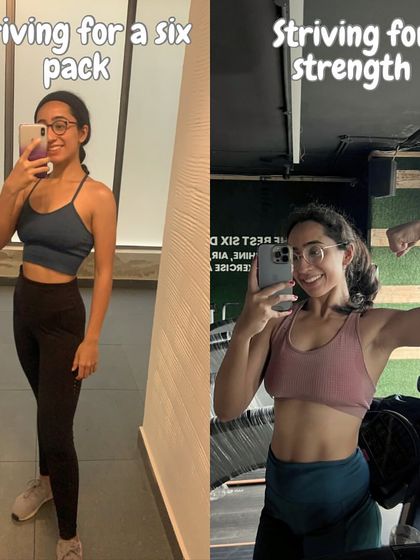 I used to strive for a six-pack, thinking that's what "fit" meant. Now, I strive for strength. This mindset shift from aesthetics to performance is what truly changed my body and my relationship with fitness.