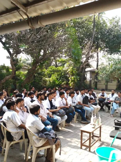 I hosted BAMS (Bachelor of Ayurvedic Medicine and Surgery) students for a live demonstration of Shuddhi Kriya. An instructor explains the scientific principles behind these traditional yogic cleansing techniques.