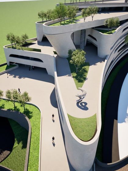 Ochre Architects - Architectural Design & Master Planning Master Planning: MCA Pune Competition photo 10