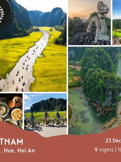 We're going international! Join our 10-day tour of Vietnam in December, exploring Hanoi, Hue, and Hoi An.