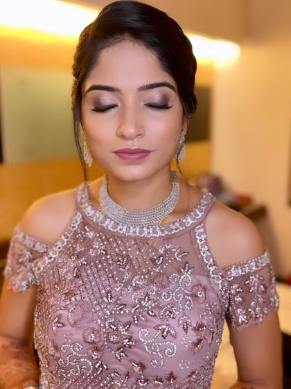 Swarna Nagaraj - Bridal Makeup & Hairstyling Modern Reception & Sangeet Glam photo 24