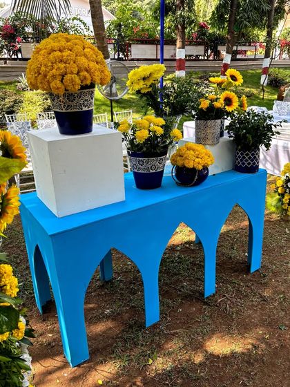 Vibrant Haldi & Mehendi Functions photo 80