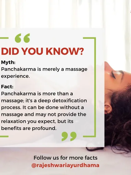 It's a common myth that Panchakarma is just a series of massages. In reality, it is a profound medical detoxification process designed to cleanse the body of deep-seated toxins. While supportive massages are part of it, the core focus is on deep, lasting healing.
