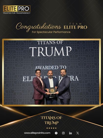 Our leadership team being awarded the 'Titans of Trump' title. This award recognizes our exceptional performance in the luxury real estate segment, particularly with iconic projects like Trump Towers.