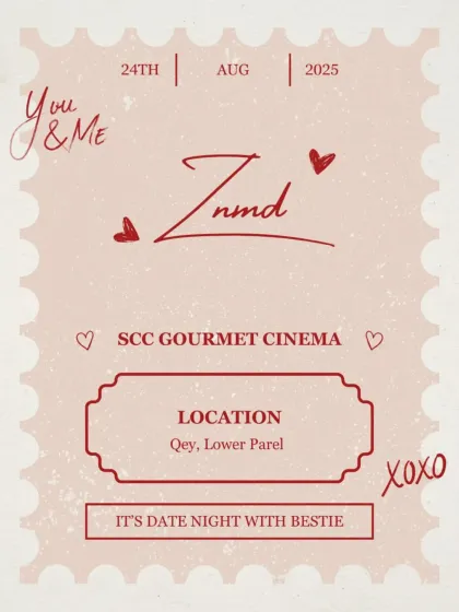 A perfect date night with your bestie, inspired by the friendship of ZNMD. This special invitation-style graphic sets the tone for an evening of laughter, memories, and delicious Spanish food.