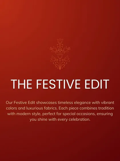 Celebrate in style with my Festive Edit, featuring the GULZAR collection. Timeless elegance, vibrant colors, and luxurious fabrics.