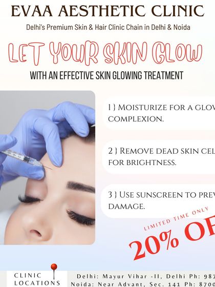 Let your skin glow with our effective treatments that moisturize, exfoliate dead skin cells, and protect against sun damage for a lasting radiance.