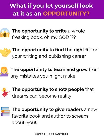 Writer's block is almost always a mindset issue, stemming from a fear of possibility. Instead of focusing on the fear of rejection or not writing a perfect draft, I coach writers to see these as opportunities to grow, learn, and give readers a new favorite book.