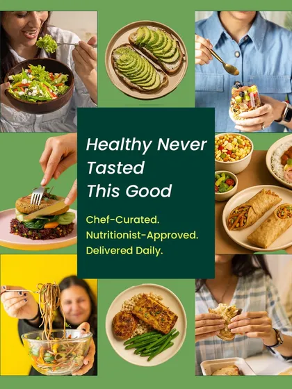 We believe healthy eating should never be boring. This is just a small glimpse of the variety we offer, from hearty salads and wholesome burgers to flavorful noodles and wraps. Every dish is created by our chefs and approved by our nutritionists to be both delicious and good for you.
