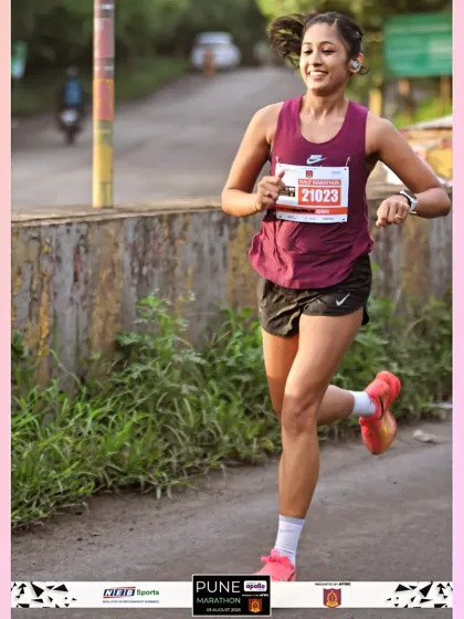 I believe in being real about the grind. I ran this half marathon and won my age category while on the second day of my period. It’s proof that a disciplined mind is your greatest asset, capable of pushing through any discomfort or challenge.
