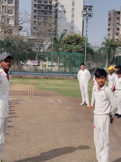 Both teams line up before the match, showing respect for each other and the game. These practice matches are crucial for testing skills in a competitive environment.