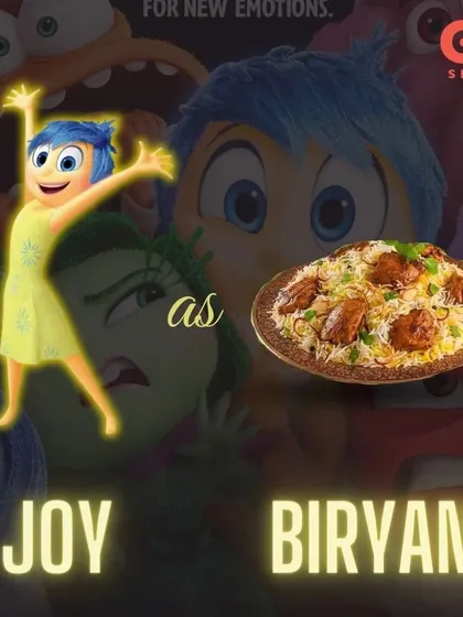 And what food is pure Joy? It has to be Biryani. That feeling of happiness in every bite.