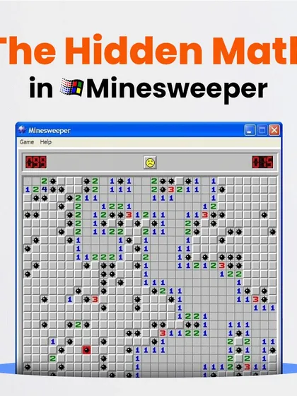 Did you know the classic computer game Minesweeper is full of hidden math? Let's uncover the logic and probability behind it.