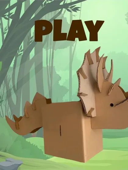 The best part is the playing. After building and painting, the creation isn't just a craft, it's a brand new toy. This sturdy cardboard triceratops is ready for prehistoric adventures, all imagined by your child.