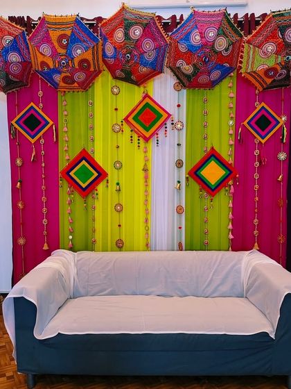 Virgeca Events - Event Decoration & Planning Vibrant Haldi & Mehendi Decor photo 3