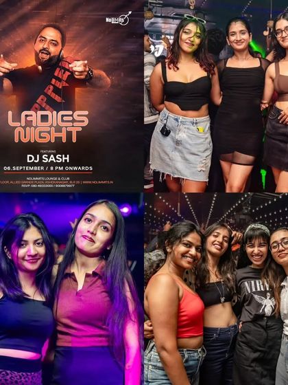 A collage capturing the fun and carefree vibe of my Ladies' Night events.