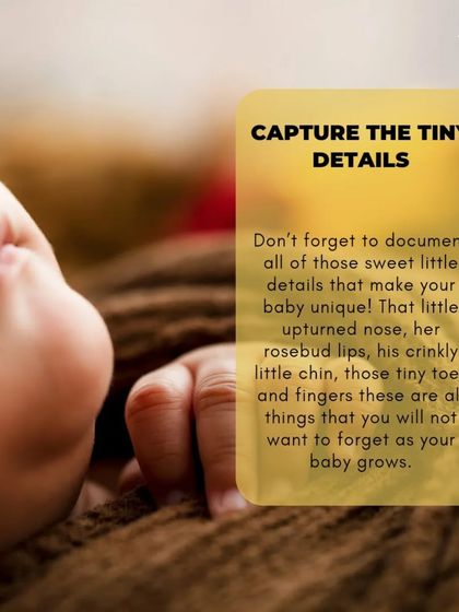 A close-up shot focusing on the tiny, unique details of a newborn's hand.