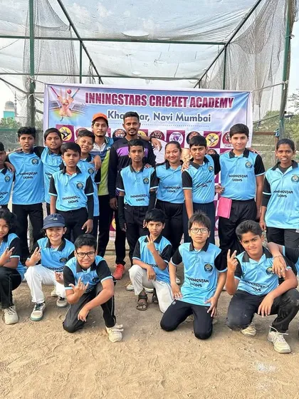 The Inningstar Lions team looking sharp and ready for the anniversary match. It's great to see both boys and girls playing together and learning from each other.