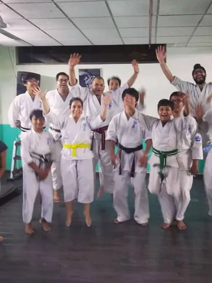 The excitement is real. Our Seido Noida dojo family celebrating our 17th anniversary with energy and enthusiasm.