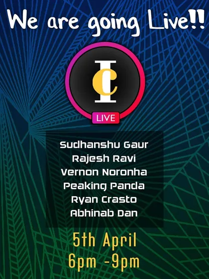 A poster for an online festival with Indiecraft, where I performed an all-original set.