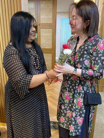Welcoming Muge Kurtoglu, Global Head for R&D at BOSCH. It was an honor to host her, and I am so grateful to my team for their dedication.