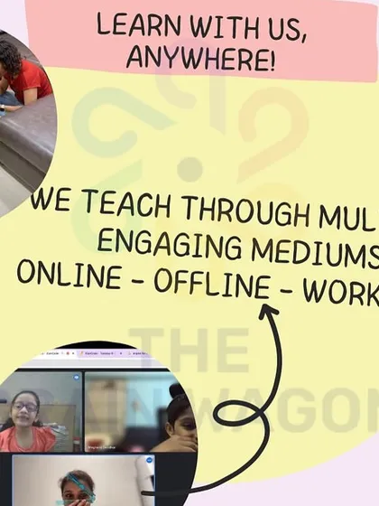 Learn with us, anywhere. We teach through multiple engaging mediums, including online classes, offline sessions in schools and communities, and special hands-on workshops.