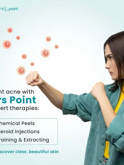 We offer a multi-faceted approach to fighting acne. Our expert therapies include chemical peels to exfoliate, steroid injections for cystic acne, and professional extractions to clear pores safely.