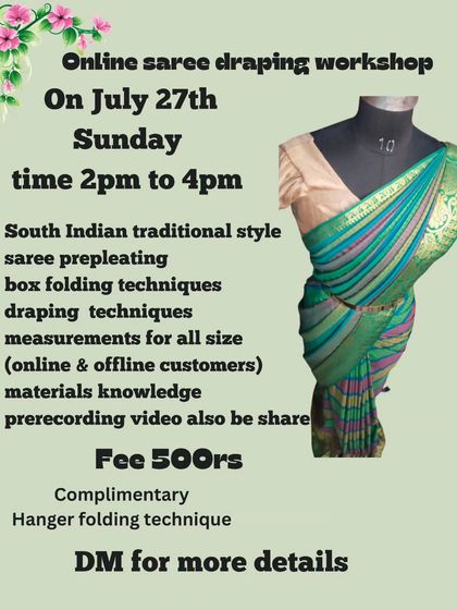 This flyer shows the range of topics from basics to professional level, including measurements for online and offline customers.