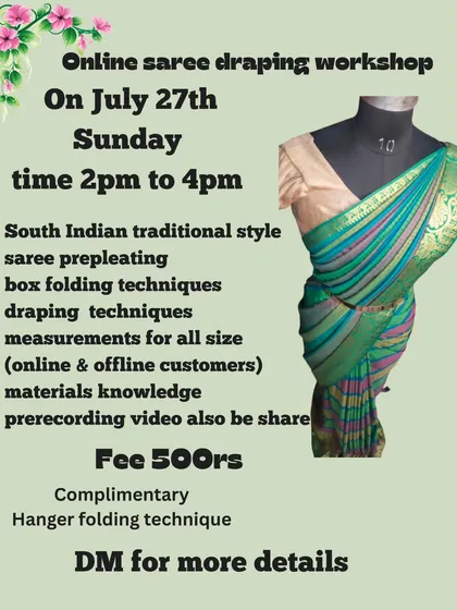 This flyer shows the range of topics from basics to professional level, including measurements for online and offline customers.