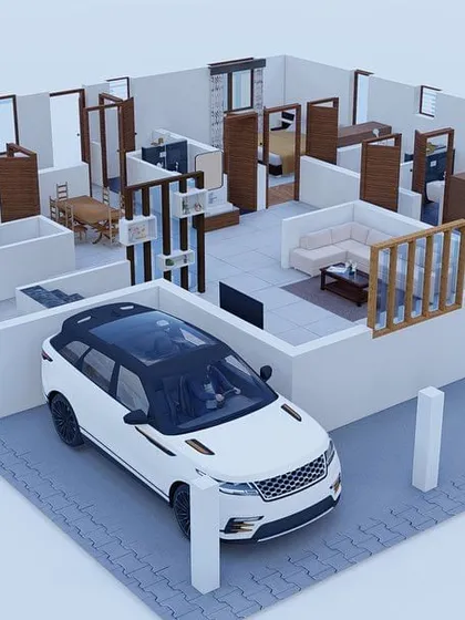 Every great design starts with a solid plan. This is a 3D floor plan that helps you visualize the entire layout, furniture placement, and flow of your home before we even start, ensuring there are no surprises.