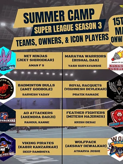 The official team and owner list for Super League Season 3. Eight teams, each led by an experienced owner and an icon player, ready to compete for the title.