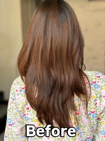 The "before" shot, which makes the final transformation even more impressive.