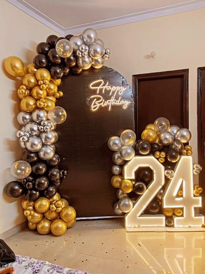 Special Entry - Private Party & Milestone Decoration Elegant Birthday & Anniversary Setups photo 31