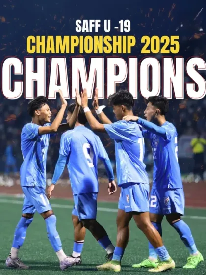 From our academy grounds to the international stage. We are incredibly proud of our graduate, Rohen Singh, who was part of the victorious India U19 National Team that clinched the SAFF U19 Championship.