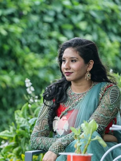 Blouse House by Mahitha Prasad - Custom Blouse Design & Embroidery Reception & Sangeet Glamour photo 24