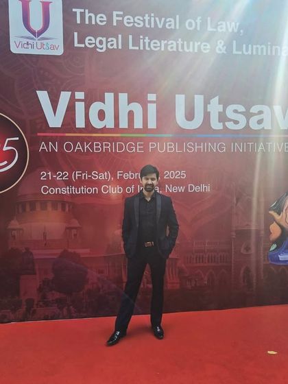 Attending Vidhi Utsav, a festival of law and legal literature. Events like these, which bring together legal luminaries, are crucial for the long-term benefit of law students and the profession.
