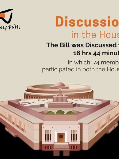 The new criminal law bills were discussed for over 16 hours in Parliament, with 74 members participating. This extensive deliberation underscores the significance of these transformative laws.