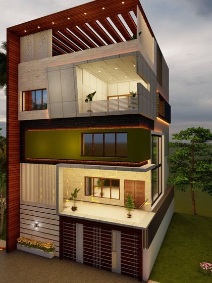 RJ Interiors & Architecture - Design & Build Services Modern Home Exteriors photo 45