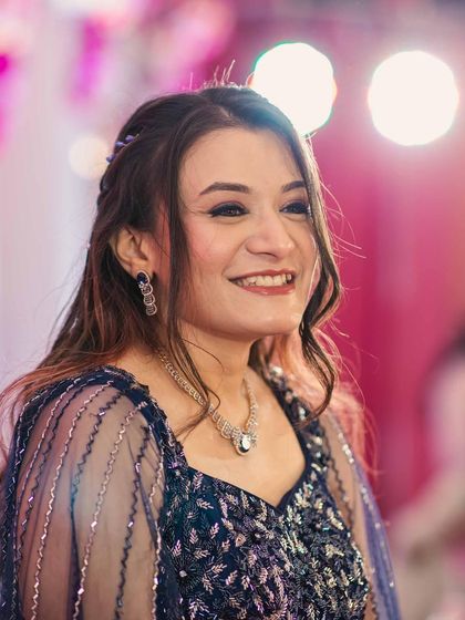 More angles and moments from our glamorous Sangeet, Cocktail, and Engagement looks.